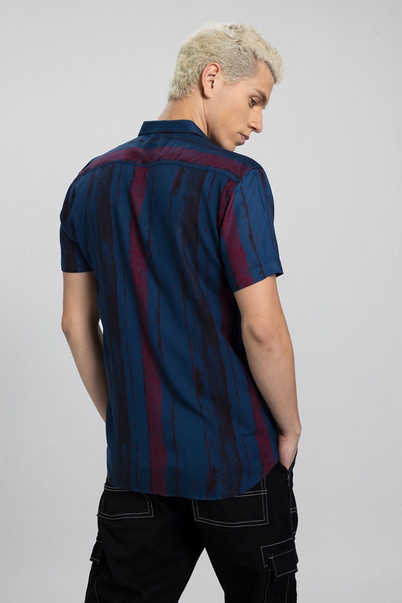 Men's Vertical Stripe Casual Shirt